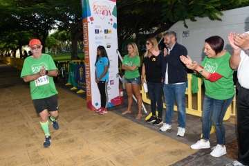  Unos 160 mayores de Telde dan un ejemplo de motivación en II carrera Pasos por la vida (Foto TA)